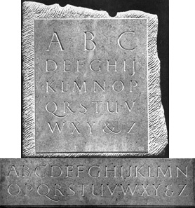 1943/1 Roman Alphabet